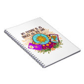 Mijn toekomst is zo helder als de zon notitieboek (Rechterzijde)