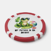 Mijn toekomst is zo helder poker chips (Enkel)