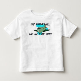 Mijn toekomst ligt in de lucht kinder shirts