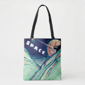 Mijn Toekomstige Huis in de ruimte, andere planeet Tote Bag (Voorkant)