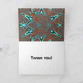 Mijn toekomstige thuis in de ruimte bedankkaart (Binnen)