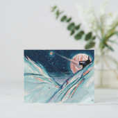 Mijn toekomstige thuis in de ruimte briefkaart (Staand voorkant)