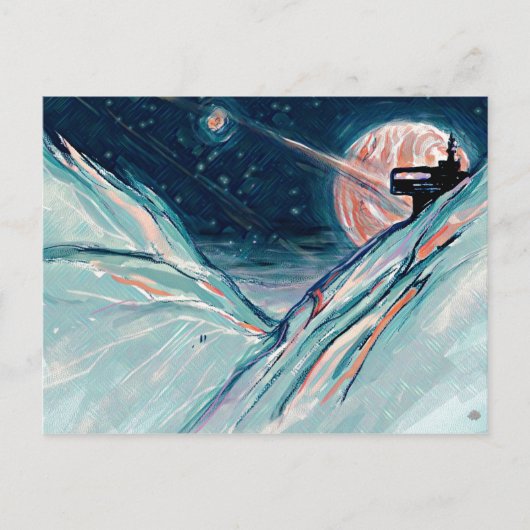 Mijn toekomstige thuis in de ruimte briefkaart (Voorkant)