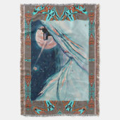 Mijn toekomstige thuis in de ruimte deken (Voorkant Verticaal)