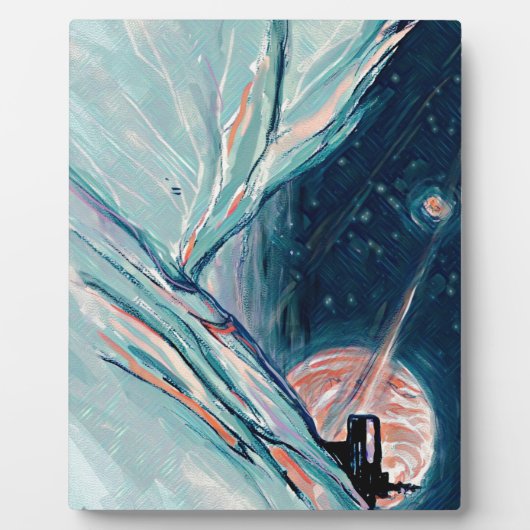 Mijn toekomstige thuis in de ruimte fotoplaat (Voorkant)