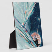 Mijn toekomstige thuis in de ruimte fotoplaat (Zijkant)