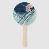 Mijn toekomstige thuis in de ruimte handwaaier (Achterkant)