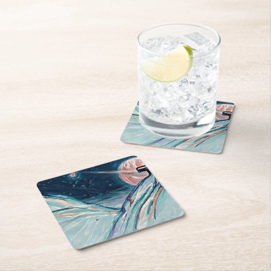 Mijn toekomstige thuis in de ruimte kartonnen onderzetters (Insitu)