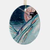 Mijn toekomstige thuis in de ruimte keramisch ornament (Rechts)