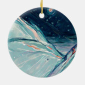 Mijn toekomstige thuis in de ruimte keramisch ornament (Achterkant)