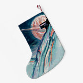 Mijn toekomstige thuis in de ruimte kleine kerstsok (Achterkant (Hangend))