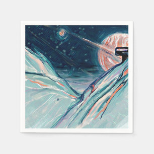 Mijn toekomstige thuis in de ruimte servet