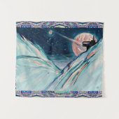 Mijn toekomstige thuis in de ruimte wandkleed (Voorkant (horizontaal))