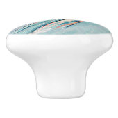 Mijn toekomstige thuisbasis in de ruimtekunst keramische knop (Zijkant)