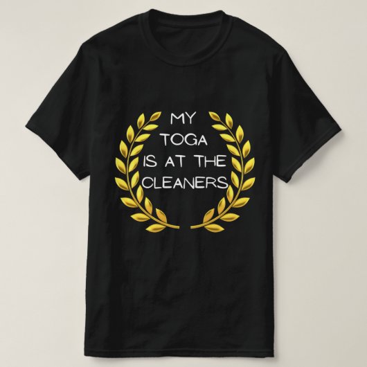 Mijn toga is bij de schoonmakers - klauwen en pote t-shirt (Design voorkant)