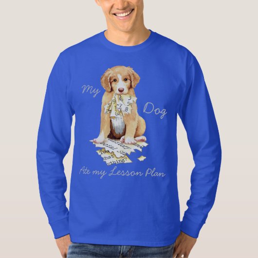 Mijn Toller Ate mijn Lesson Plan T-Shirt (Voorkant)