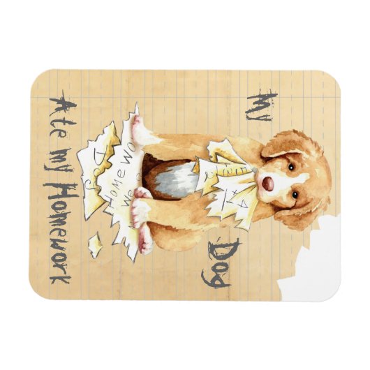 Mijn toller Ate Mijn thuiswerknet Magneet (Horizontaal)