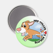 Mijn Toller houdt van Agility Magnet (Voorkant / Achterkant)