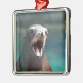 Mijn tongeten uitchecken! metalen ornament (Links)