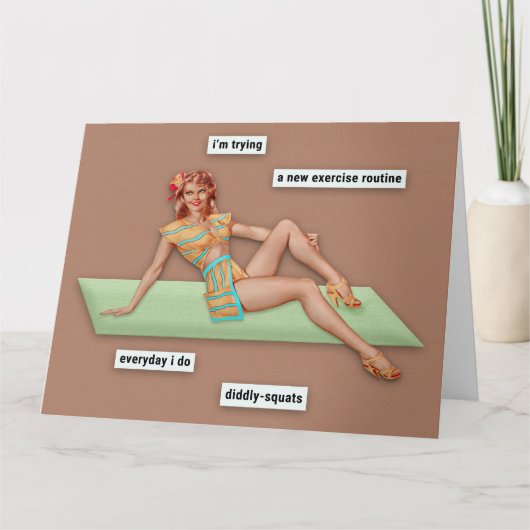 Mijn trainingsroutine kaart (Voorkant)