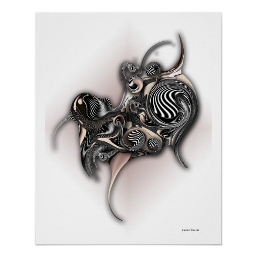 "Mijn transcendentaal materiaal", glanzend Poster (Voorkant)