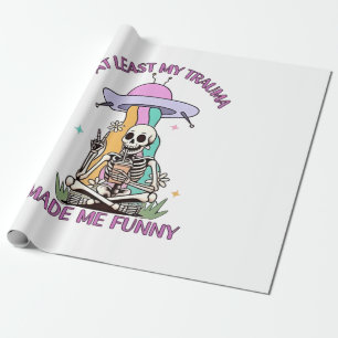 Mijn trauma maakte me tenminste grappig cadeaupapier