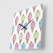 Mijn Treat - Ice Cream Vierkante Klok (Hoek)