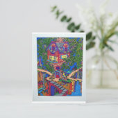 Mijn Treehouse 132 van Piliero Briefkaart (Staand voorkant)