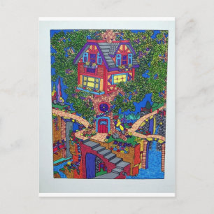 Mijn Treehouse 132 van Piliero Briefkaart