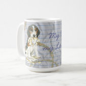 Mijn Treeing Walker Coonhound Ate Mijn Lesson Plan Koffiemok (Voorkant links)