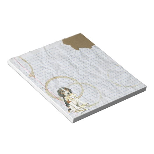 Mijn Treeing Walker Coonhound Ate Mijn Lesson Plan Notitieblok (Schuin)