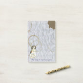 Mijn Treeing Walker Coonhound Ate Mijn Lesson Plan Post-it® Notes (Op bureau)