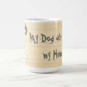 Mijn Treeing Walker Coonhound Ate mijn thuiswerk Koffiemok (Center)