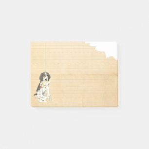 Mijn Treeing Walker Coonhound Ate mijn thuiswerk Post-it® Notes