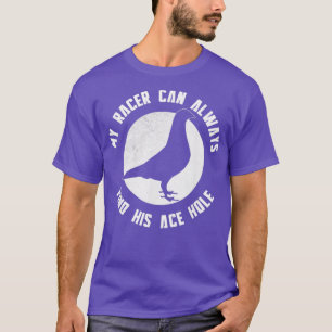 Mijn trekduif kan altijd zijn ijshol 2 vinden t-shirt