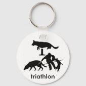Mijn triatlon sleutelhanger (Voorkant)