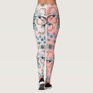 Mijn Tribale Kokopelli Blackjack-ontwerp Leggings