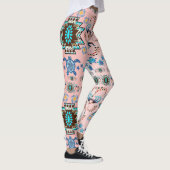 Mijn Tribale Kokopelli Blackjack-ontwerp Leggings (Rechts)