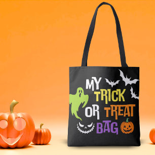 Mijn Trick or treat Bag Halloween Spooky Ghost Tas