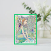 mijn tropische fantasie briefkaart (Staand voorkant)