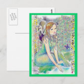 mijn tropische fantasie briefkaart (Voorkant / Achterkant)