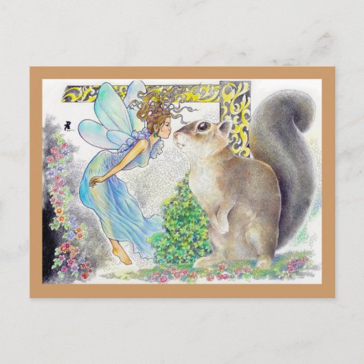 mijn tropische fantasie briefkaart (Voorkant)