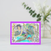 mijn tropische fantasie briefkaart (Staand voorkant)