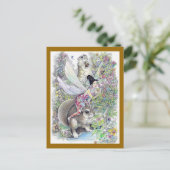 mijn tropische fantasie briefkaart (Staand voorkant)