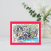 mijn tropische fantasie briefkaart (Staand voorkant)