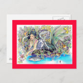 mijn tropische fantasie briefkaart (Voorkant / Achterkant)