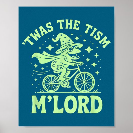 Mijn Trots Twas Tism M'lord Autisme Poster (Voorkant)