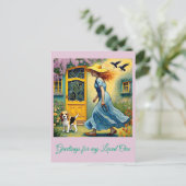 "MIJN TROUWE METGEZEL" BRIEFKAART (Staand voorkant)