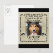 Mijn trouwe vriendinnetje Voetbal Briefkaart (Voorkant / Achterkant)