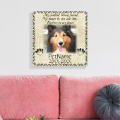 Mijn trouwe vriendinnetje Voetbal Canvas Afdruk (Insitu (Woonkamer))